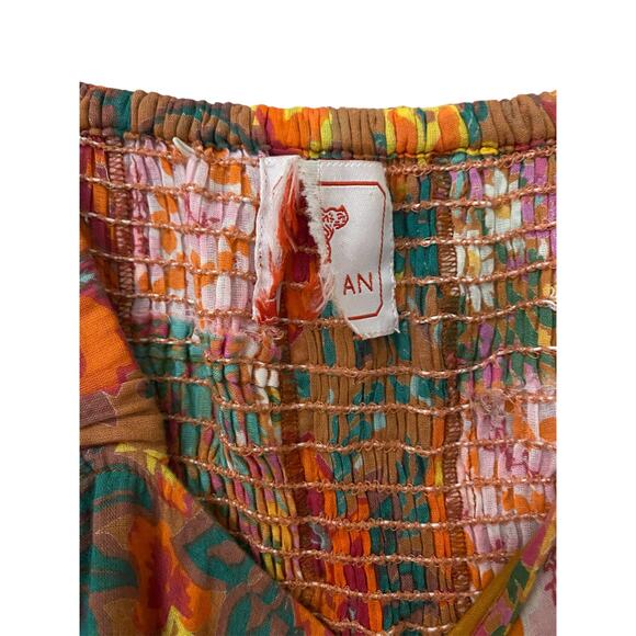 Banjanan Dragon Maxi Dress S/M Patchwork Floral Colorful 100% Cotton Boho India - Picture 9 of 14